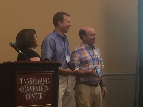 Figure 1. Drs. Bryant and Bolton receive the American Chemical Society 2016 Herman Skolnik Award.