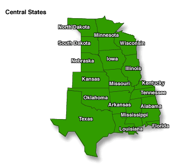 Central States Map