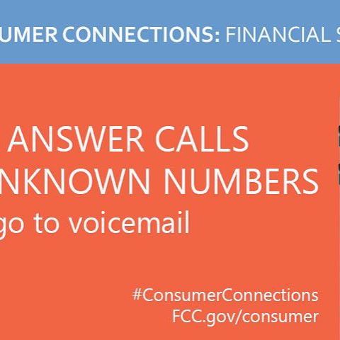 You have a role to play in #protecting yourself from #scam #calls, and you can stop them from happening to other people. Don’t answer calls from unknown #numbers. Let them go to #voicemail. If you receive a scam call, record the number and file a complaint with local #police, the FTC, CFPB and @FCC. #FCCGov #ConsumerConnections #Telephone #Mobile