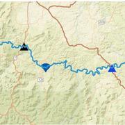 Buffalo River Map Screen Capture