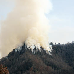 The Chimney Tops 2 fire in Great Smoky Mountains National Park