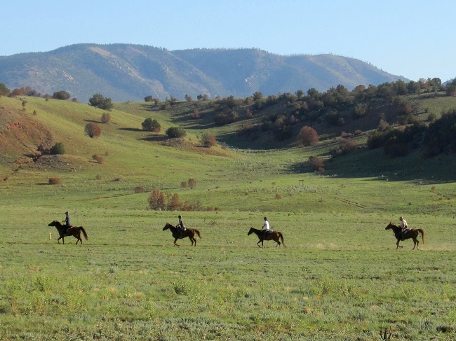 Horseback riding at Fort Stanton - Mike Bilbo