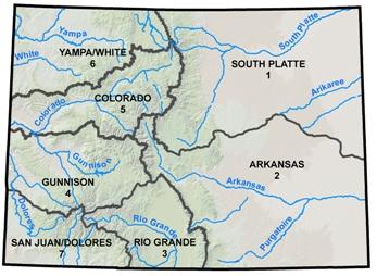 Map of Colorado Divisions