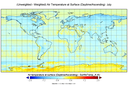 Comparison of unweighted vs. weighted AIRS surface air temperature climatologies for the month of July, featured in a presentation at the 2016 AGU Fall Meeting.