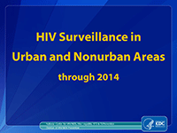 Cover slide - HIV Surveillance in Urban and Nonurban Areas