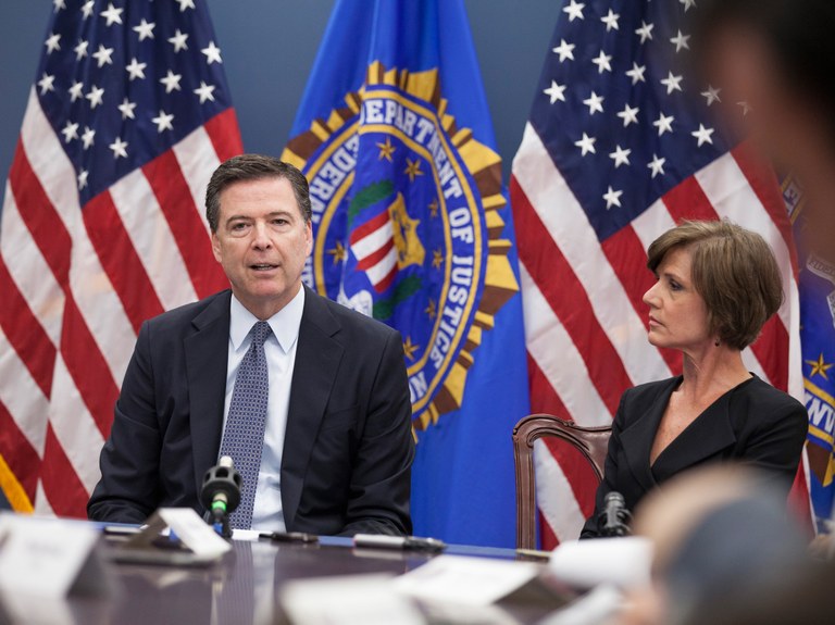 Comey and Yates Speak at Press Briefing on Orlando Shooting