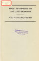 [Ninth] Report to Congress on Lend-Lease Operations For the Period Ended April 30, 1943...