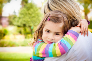 Girl Hugging