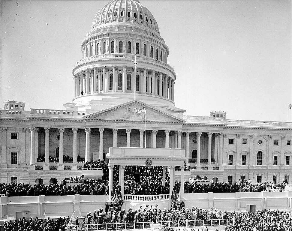 The Capitol during Kennedy’s Inauguration