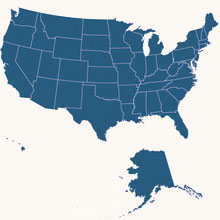 Map of the United States