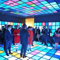 Deputy Energy Secretary Sherwood-Randall tours Microsoft&#039;s Beijing Campus with Commerce Secretary Penny Pritzker before delivering remarks.