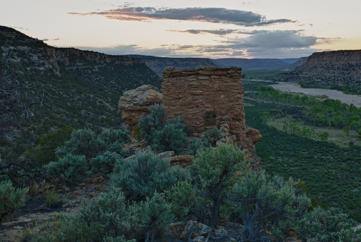 Sunset over the Pueblos at Dinetah in New Mexico. Photo by Bob Wick, BLM.