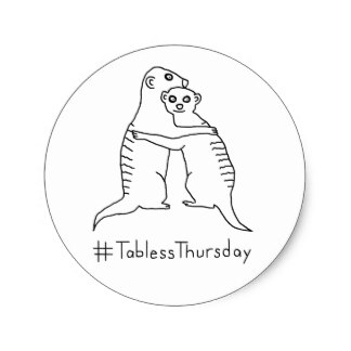 Pegatina #TablessThursday de Meerkat