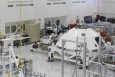 Curiosity, left, at NASA’s Jet Propulsion Laboratory in Pasadena, California, in late November 2011. Shown here is the flight hardware that was being assembled prior to shipment to Cape Canaveral Air Force Station in Florida for the launch. | Photo Credit Dr. Robert C. Nelson