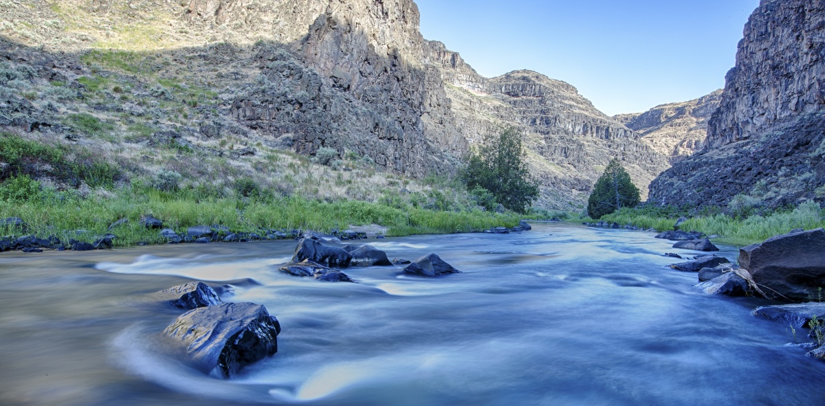 Landscape view of Bruneau Wild and Scenic River in Idaho. Photo by Bob Wick, BLM