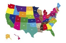 U.S. map