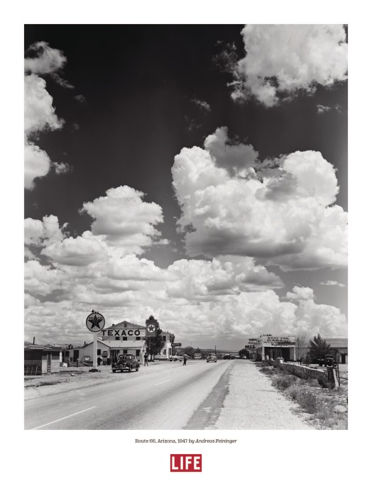 Route 66, Arizona, by Andreas Feininger, 1947, Poster