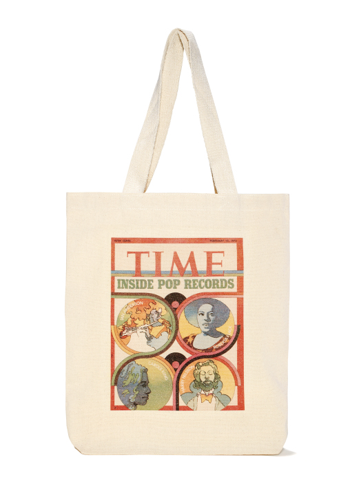 Pop Records 1973 TIME Cover Tote Bag