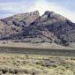 View of Split Rock on the Oregon Trail in Wyoming.