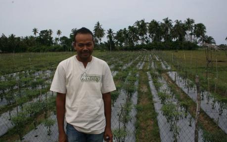 An ex-combatant in Aceh. 