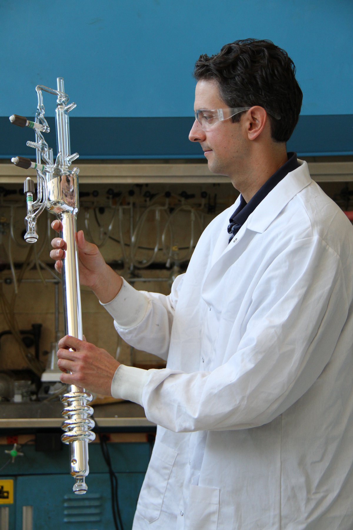 Dr. Ben Harvey is a research chemist with the Research and Intelligence Department who contributes to renewable energy projects at the Naval Air Warfare Center Weapons Division China Lake. Photo courtesy of U.S. Navy.
