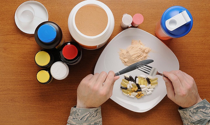 The supplement business is a multi-billion dollar industry that is not currently regulated like conventional food and drug products by the Food and Drug Administration. Not only are they potentially unsafe, weight-loss supplements that advertise “quick fixes” likely won’t help you meet your goals. (U.S. Air Force photo illustration by Airman 1st Class Daniel Brosam)