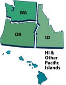 Pacific Region Map