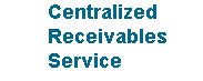Go to the Centralized Receivables Service page