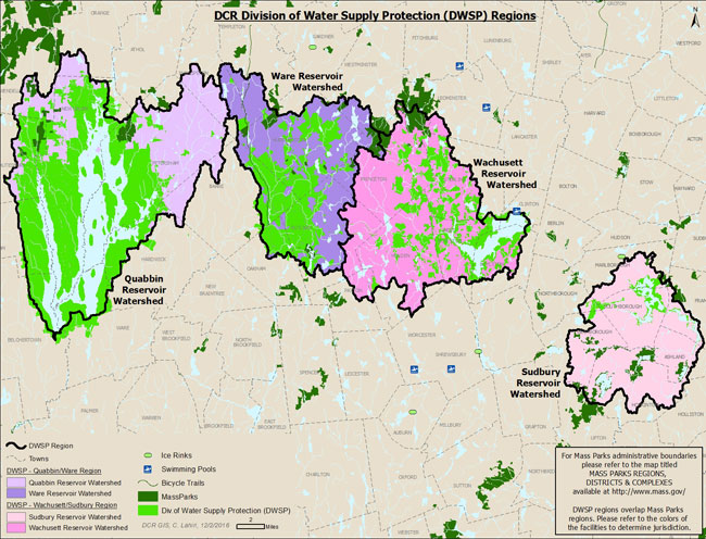 Division of Water Supply Map