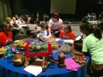 Girls from the Tampa Public Housing Authority participated in a hands-on activity at the Museum of Science and Industry. | Energy Department photo.