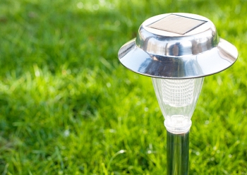 Outdoor solar lights use solar cells, which convert sunlight into electricity, and are easy to install and virtually maintenance free. | Photo courtesy of Â©iStockphoto.com/ndejan 