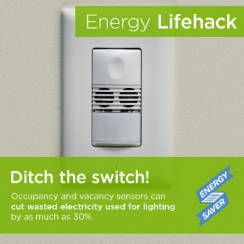 Use lighting controls to automatically turn lights on and off as needed, and save energy.