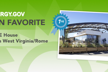 West Virginia University and University of Roma Tor Vergata's STILE House took first place in our Fan Favorite poll. | Graphic by <a href="/node/1332956">Carly Wilkins</a>, U.S. Department of Energy.