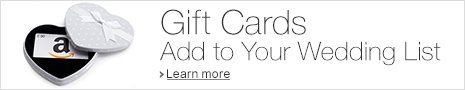 Add an Amazon.co.uk Gift Card to your Wedding Gift List