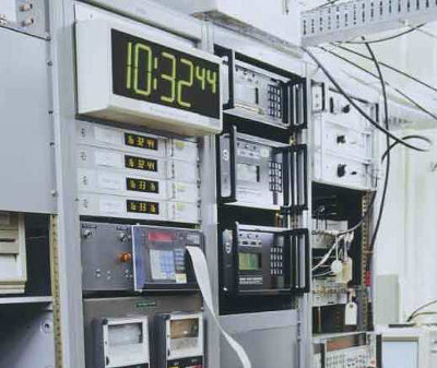 NIST maintains two major time scales. The core scale, AT1, is a weighted average of atomic clocks. The most-used output is the second time scale, UTC(NIST). UTC (NIST) is a real-time realization of the international standard, Coordinated Universal Time (UTC). UTC, is agreed by international treaty to be generated as a weighted average of clocks around the world.
Credit: NIST