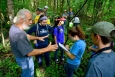 CRESO Director John Byrd provides direction to students gathering data for their research on the region's box turtle. The organization’s study of turtles is the largest in the world.