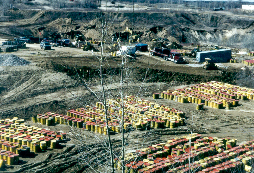 Metamore Landfill drum removal