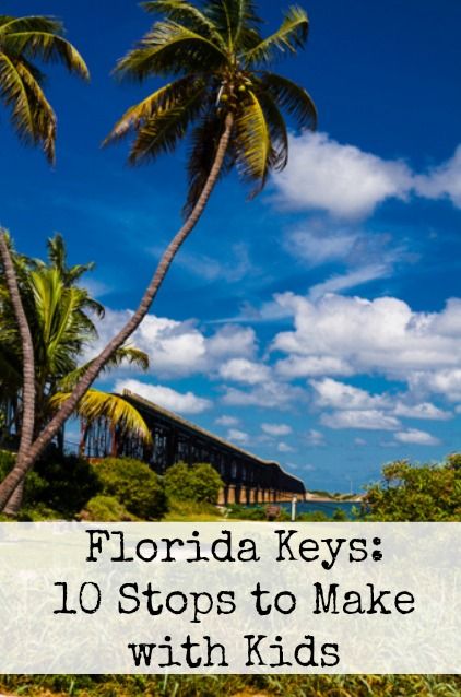 Have a fantastic road trip adventure across the Florida Keys. Here are 10 stops to make along the way with your kids.