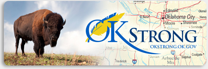 Find information for disaster survivors and how to help at OKStrong.ok.gov