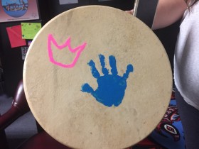 Hand print art