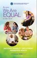2013 National Disability Employment Awareness Month Poster - English (204 KB)