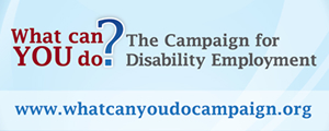 What Can You Do poster: Campaign for Disability Employment