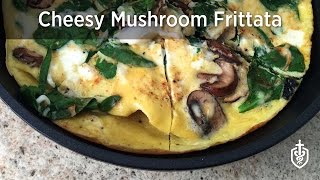 Cheesy Mushroom Frittata