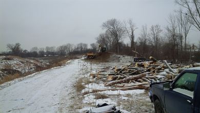 The U.S. Army Corps of Engineers (USACE), Detroit District has awarded a $928,625 contract to RBV Contracting, Inc. of Detroit, MI to stabilize a portion of the north bank of the Red Run drain in Macomb County, MI.   