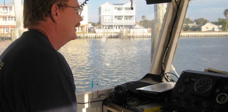 Mark Twinam Fishes for Sharks Off Florida Coast