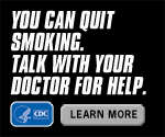 You Can quit smoking. Talk with your doctor for help. CDC. Learn more.