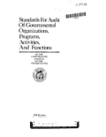 Standards for Audit of Governmental Organizations, Programs, Activities, and Functions cover image