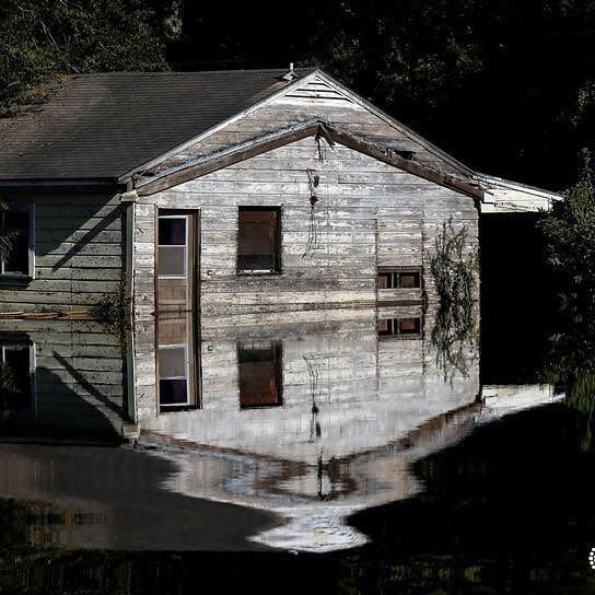 A submerged home is seen in the aftermath of Tropical Storm Harvey in Vidor, Texas, U.S. September 5, 2017. REUTERS/Jonathan Bachman #reuters #reutersphotos #texas #storm #flood #weather #disaster