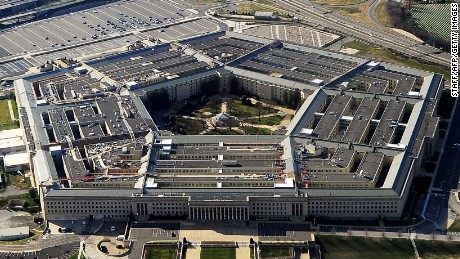 This picture taken 26 December 2011 shows the Pentagon building in Washington, DC.  The Pentagon, which is the headquarters of the United States Department of Defense (DOD), is the world&#39;s largest office building by floor area, with about 6,500,000 sq ft (600,000 m2), of which 3,700,000 sq ft (340,000 m2) are used as offices.  Approximately 23,000 military and civilian employees and about 3,000 non-defense support personnel work in the Pentagon. AFP PHOTO (Photo credit should read STAFF/AFP/Getty Images)