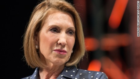 Republican presidential hopeful Carly Fiorina speaks at TechCrunch&#39;s Disrupt conference on May 5, 2015 in New York City. 